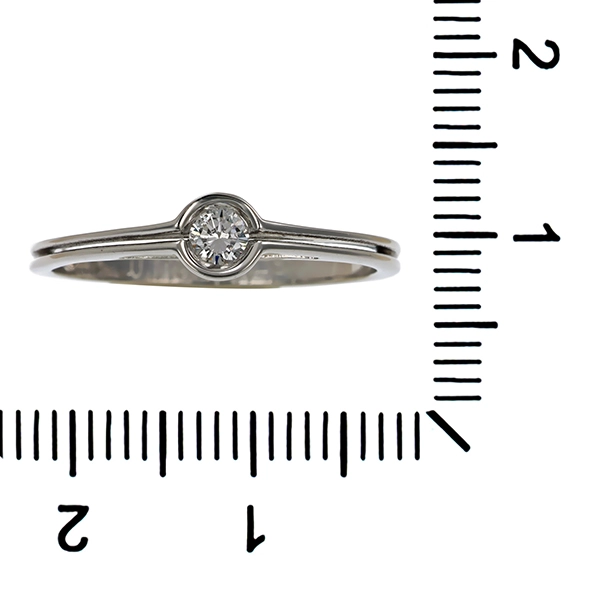 Diamantring, 14K, Weißgold, Brillant