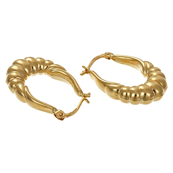 Creolen, 14K, Gelbgold