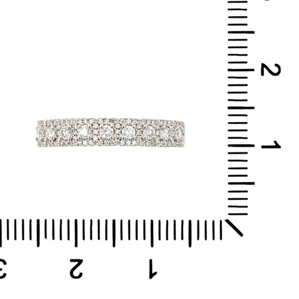 Diamantring, 14K, Weißgold, Brillanten 0,36 ct