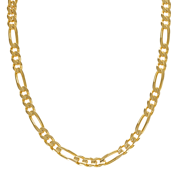 Kette, 14K, Gelbgold, Figaro