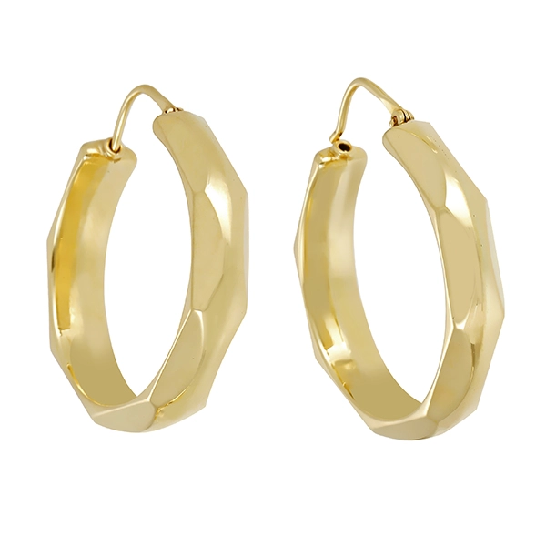 Creolen, 14K, Gelbgold