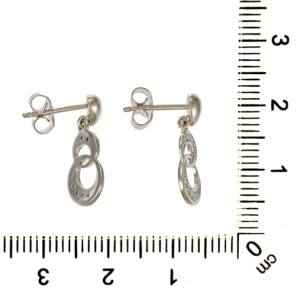Steckhänger, 14K, Weißgold, Brillant