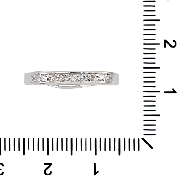Diamantring, 14K, Weißgold, Diamanten