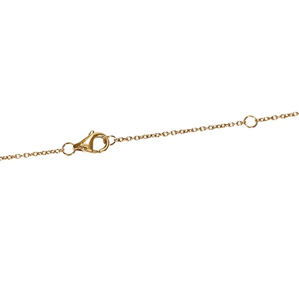 Collier, 9K, Gelbgold, Zirkonia