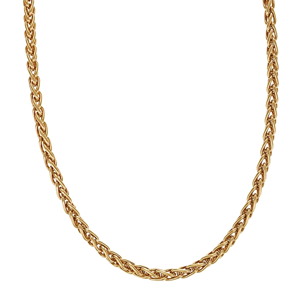 Kette, 18K, Gelbgold, Fuchsschwanz