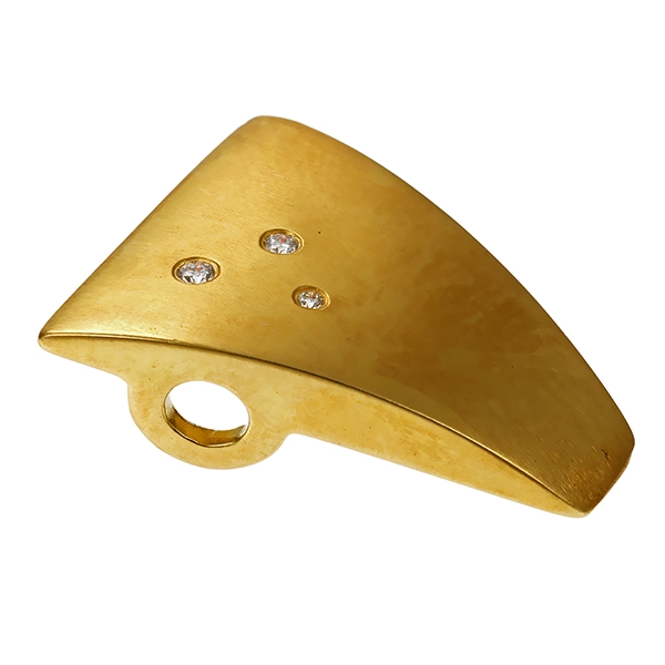 Anhänger, 14K, Gelbgold, Brillant
