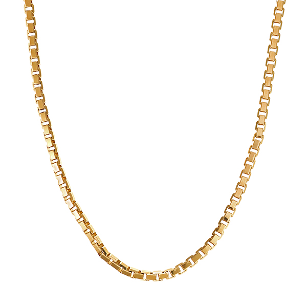 Collierkette, 14K, Gelbgold, Venezianer-