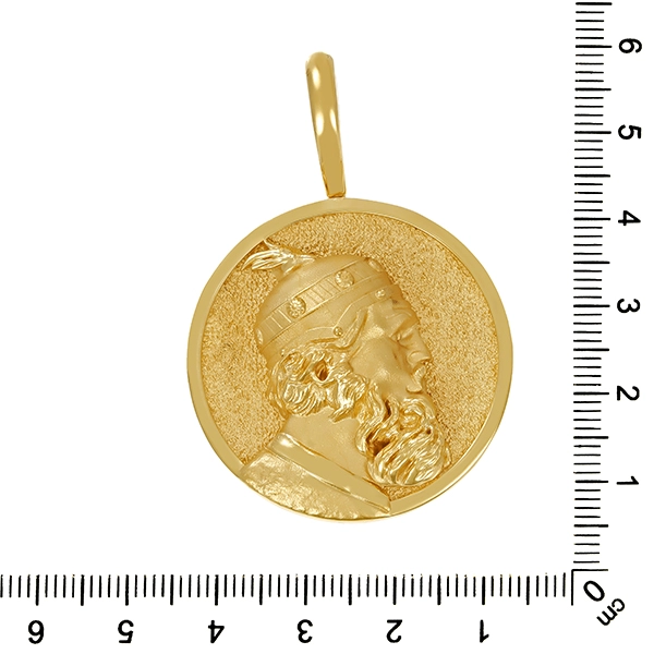 Anhänger, 14K, Gelbgold