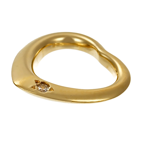 Anhänger, 14K, Gelbgold, Diamant, Herz