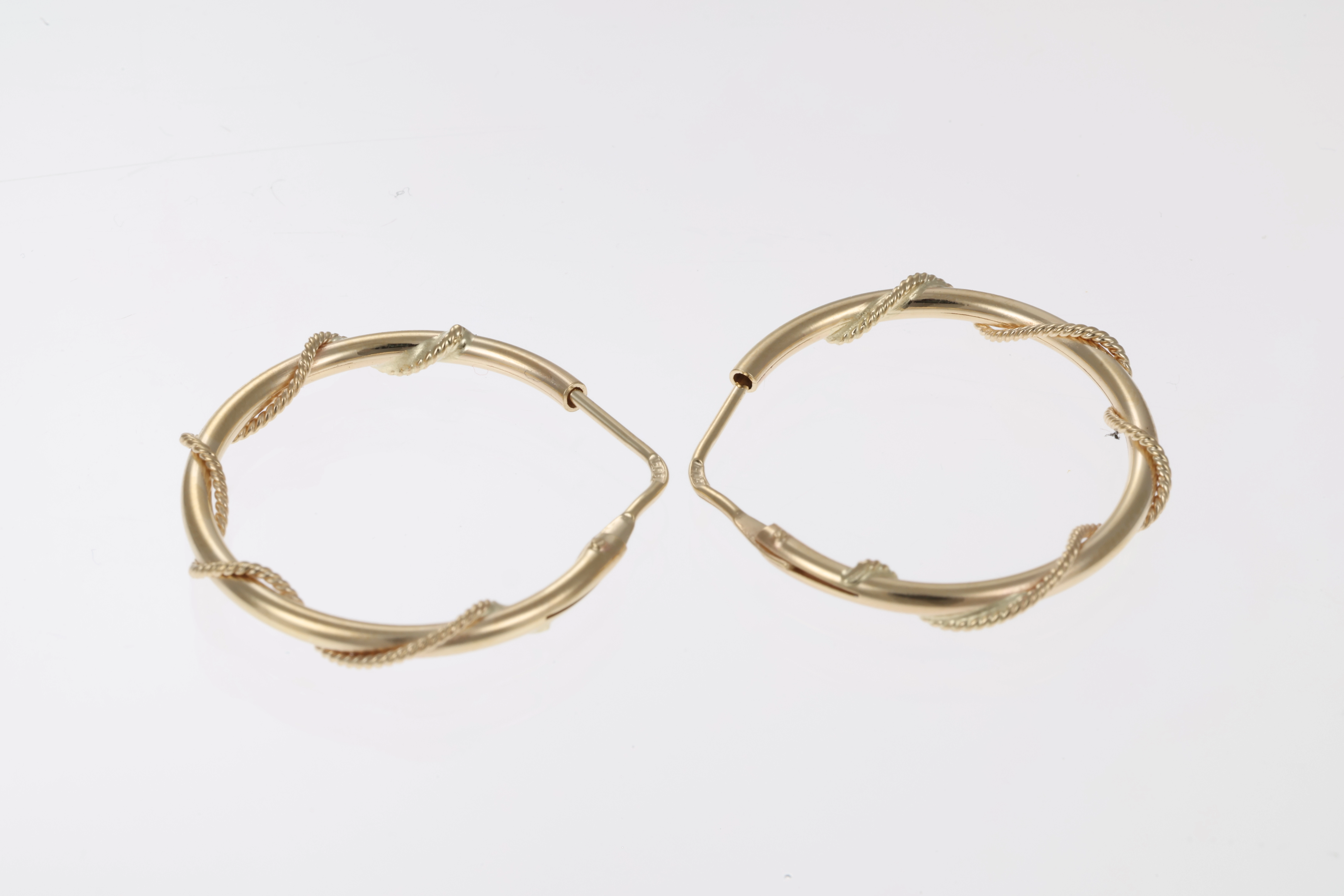 Creolen, 14K, Gelbgold