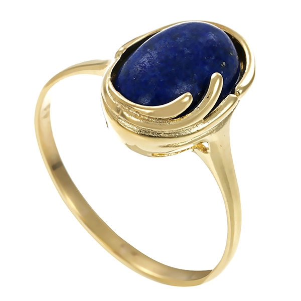 Ring, 8K, Gelbgold, Lapis