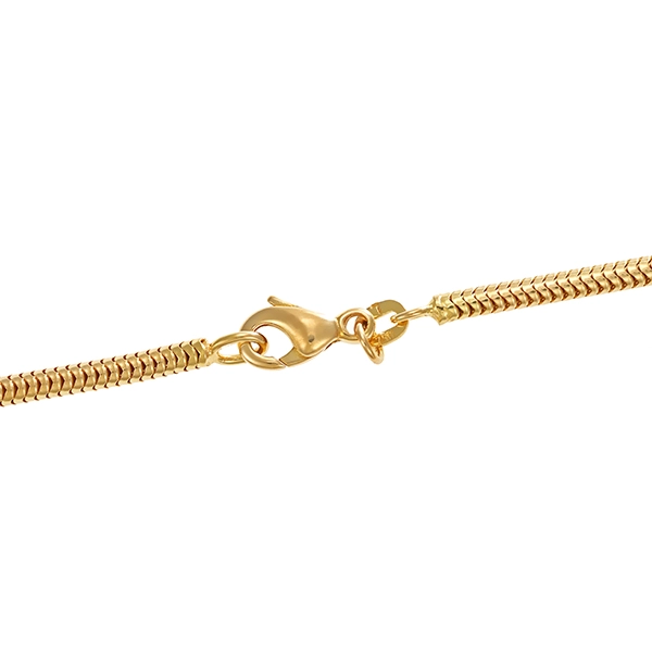 Kette, 18K, Gelbgold, Schlangen-