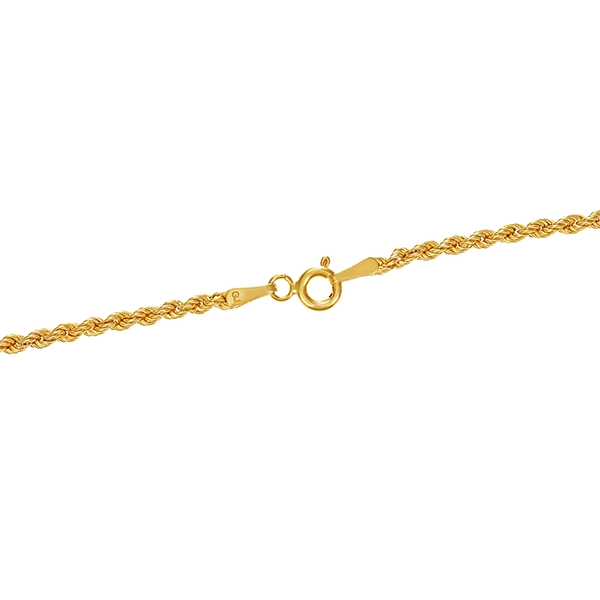 Collierkette, 14K, Gelbgold, Kordel-