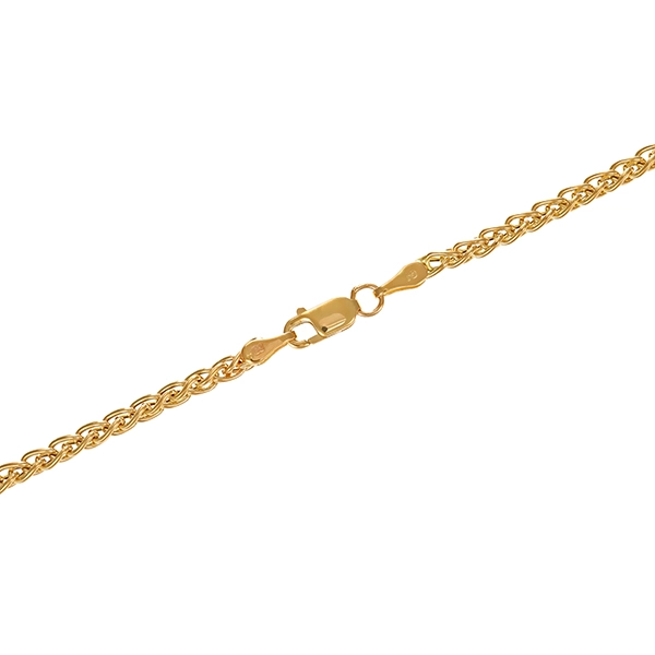 Collierkette, 14K, Gelbgold, Zopf