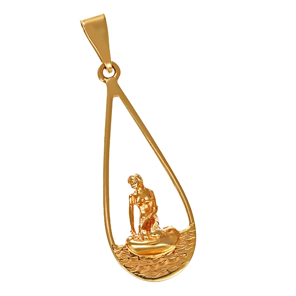Anhänger, 14K, Gelbgold