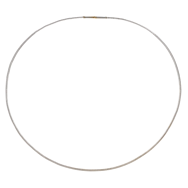 Collier, 14K, Weißgold, Reif