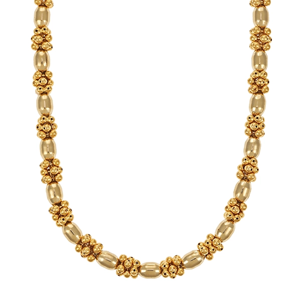 Collier, 14K, Gelb-/Weißgold