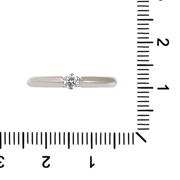 Diamantring, 14K, Weißgold, Brillant 0,10 ct, Christ