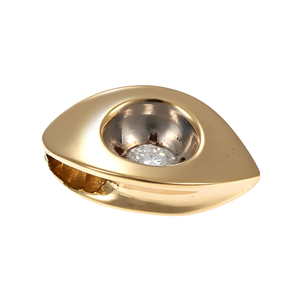 Anhänger, 14K, Gelbgold, Brillant