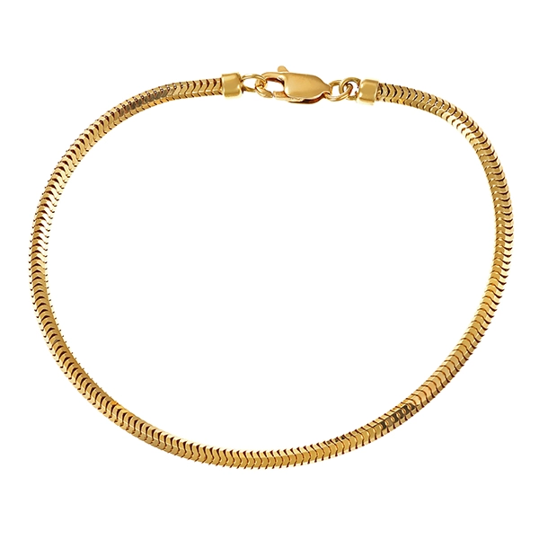 Armband, 18K, Gelbgold, Schlange