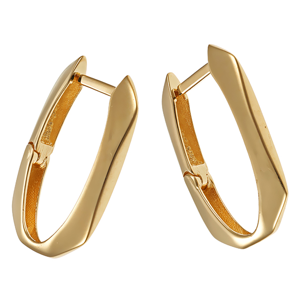 Creolen, 14K, Gelbgold