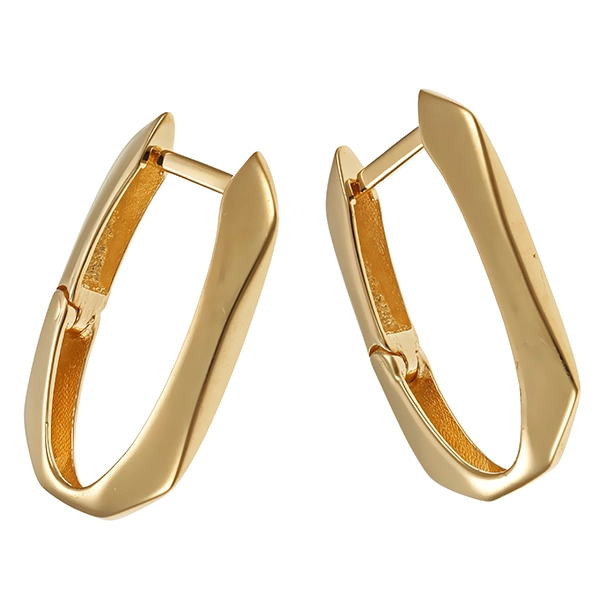 Creolen, 14K, Gelbgold