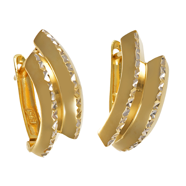 Creolen, 14K, Gelbgold