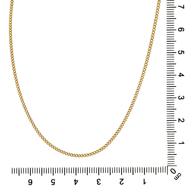 Collierkette,Panzer-,  8K, Gelbgold