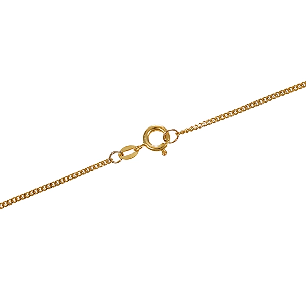 Collier, 18K, Gelbgold, Mondstein
