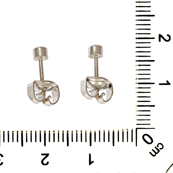 Ohrstecker, 14K, Weißgold, Brillanten