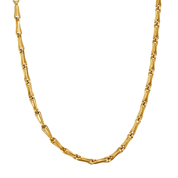 Collierkette, 8K, Gelbgold, Haferkorn-