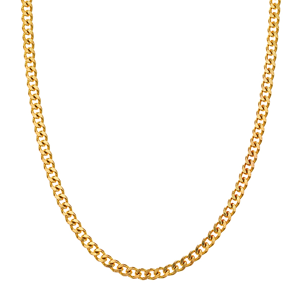 Collierkette, 8K, Gelbgold, Panzer-