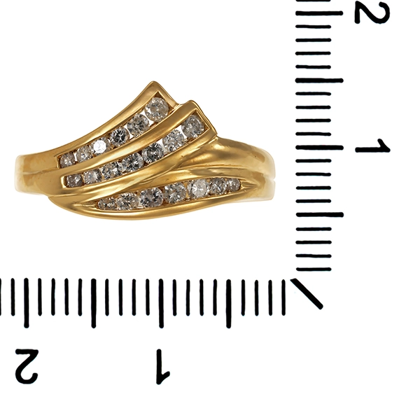 Ring, 18K, Gelbgold, Brillanten