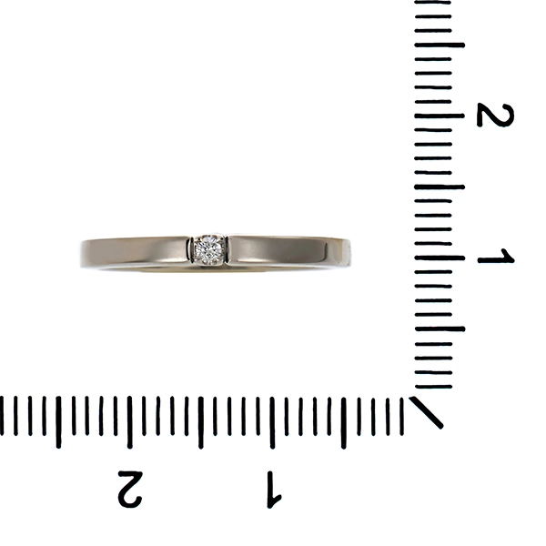 Brillantring, 14K, Weißgold