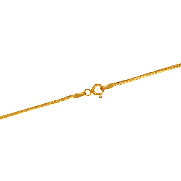 Collier, 8K, Gelbgold, Schlangen-