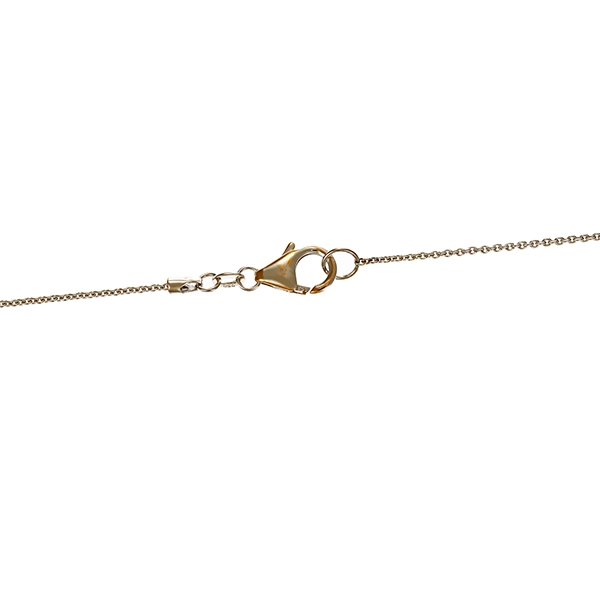 Collier, 18K, Weißgold, Brillanten