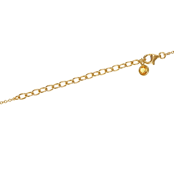 Collier, 18K, Gelbgold, Citrine
