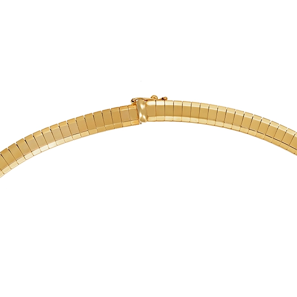 Collier, 14K, Gelbgold, Diamant