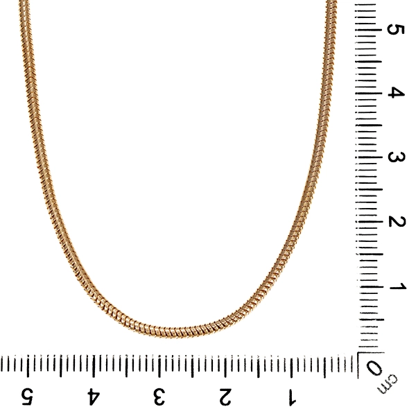 Collierkette, 8K, Gelbgold, Schlange