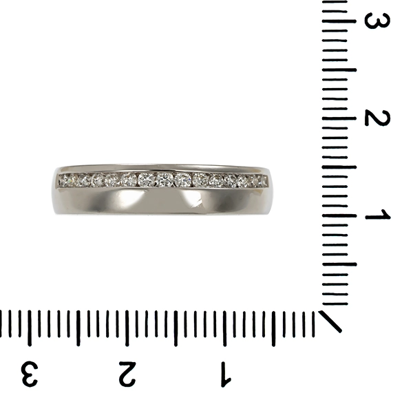 Diamantring, 14K, Weißgold, Brillanten