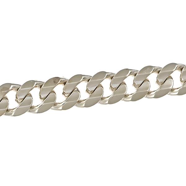 Armband, 925, Silber, Panzer-
