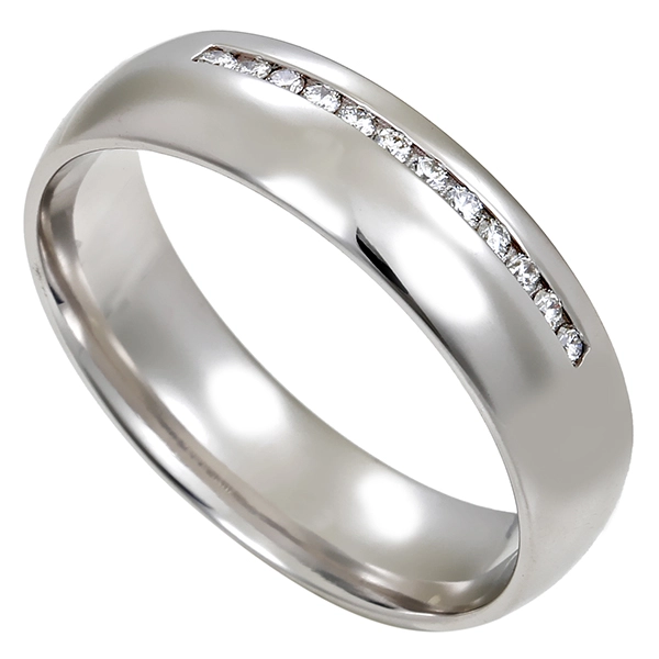 Diamantring, 14K, Weißgold, Brillanten