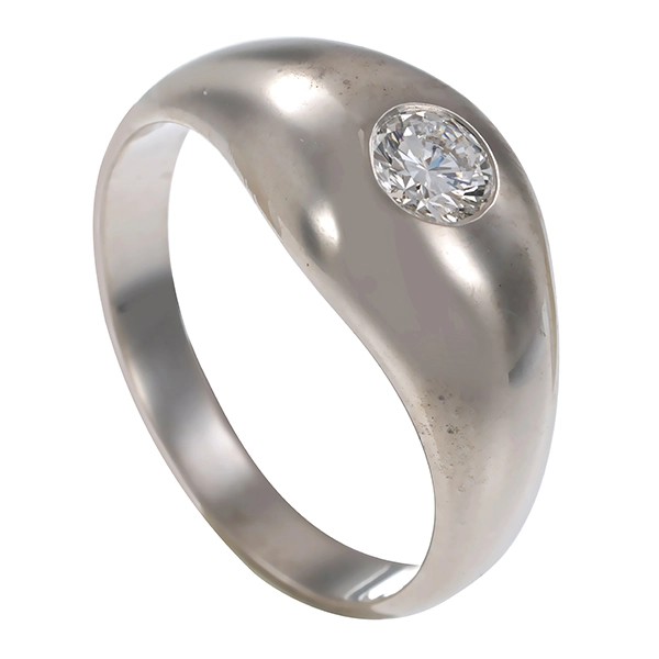 Brillantring, 18K, Weißgold, 0,25ct