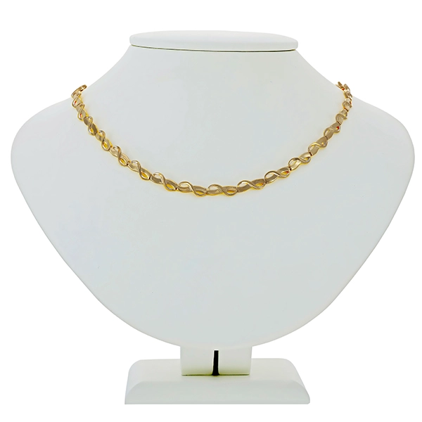 Collier, 14K, Gelb-/Weißgold