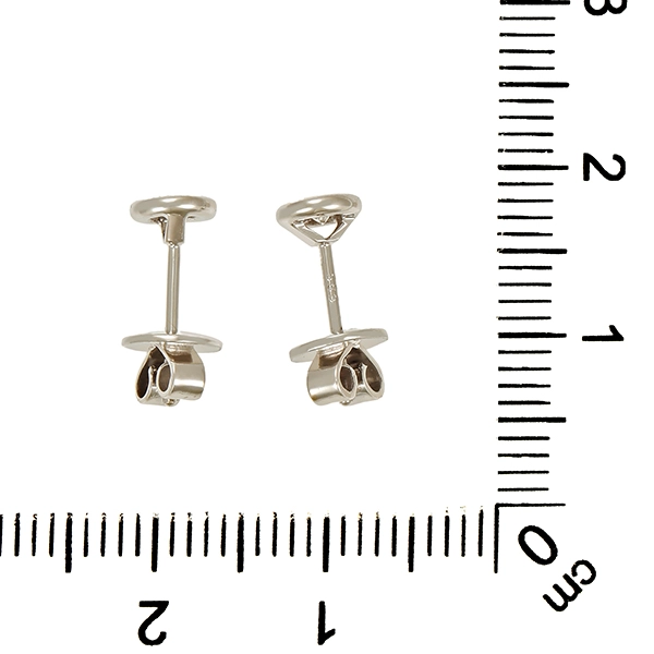 Ohrstecker, 14K, Weißgold, Brillanten