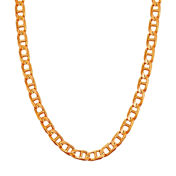 Kette, 14K, Gelbgold, Stegpanzer-