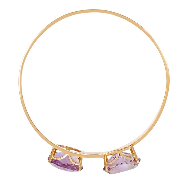 Armreif, 18K, Gelbgold, Amethyst