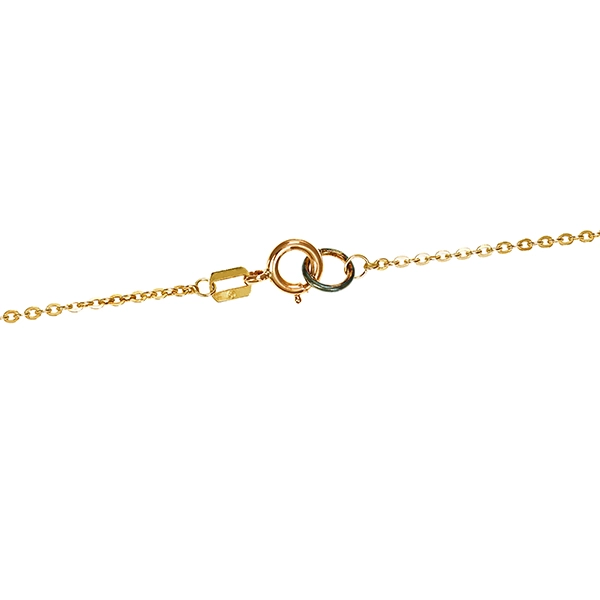 Collier, 8K, Gelbgold, Granat