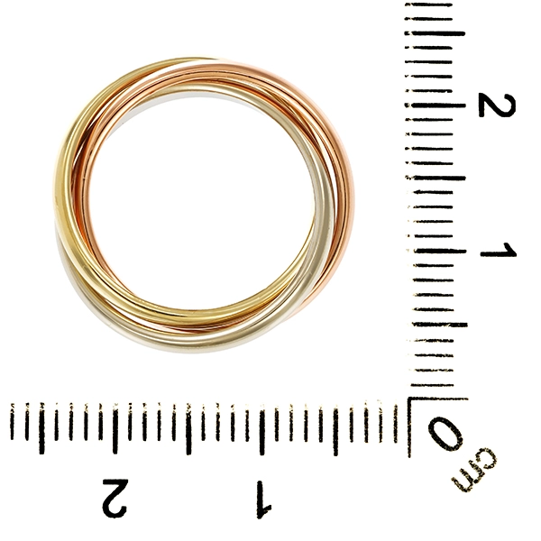 Ring, 14K, Rot-/Weiß-/Gelbgold