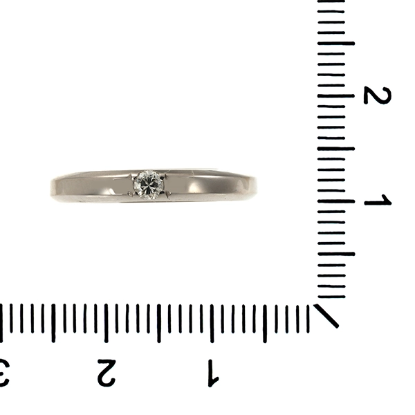 Diamantring, 14K, Weißgold, Brillant